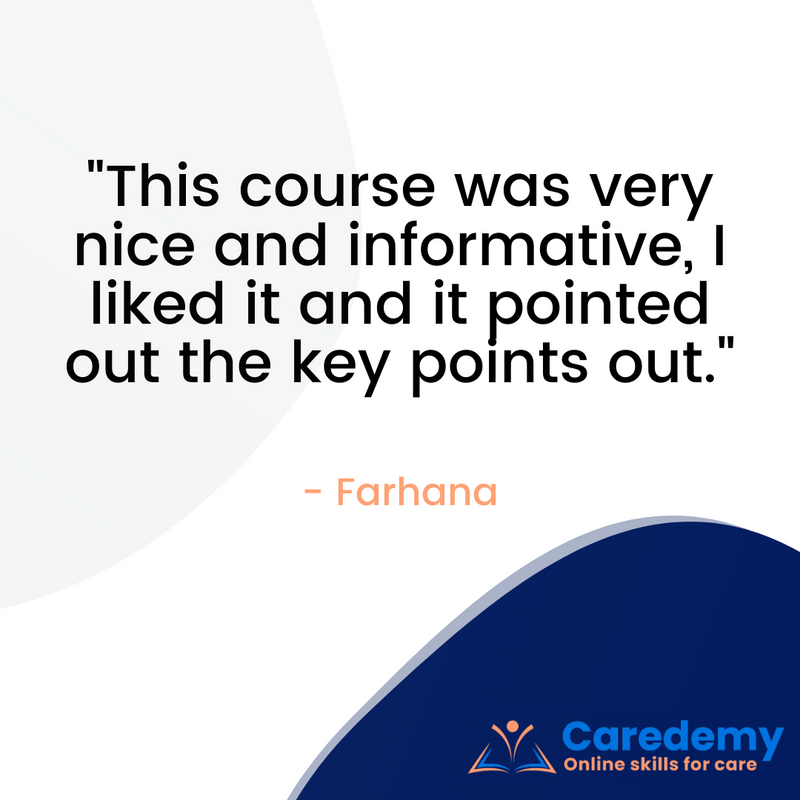 💬 'Helped that it wasn’t just chunks of information and was very interesting to learn.'

Thank you for your kind review! We really appreciate it! 🧡

#Caredemy #Appreciation #CompanySafety #StaffSafety #SkillFOrCare #HealthIndustry #CareSkills