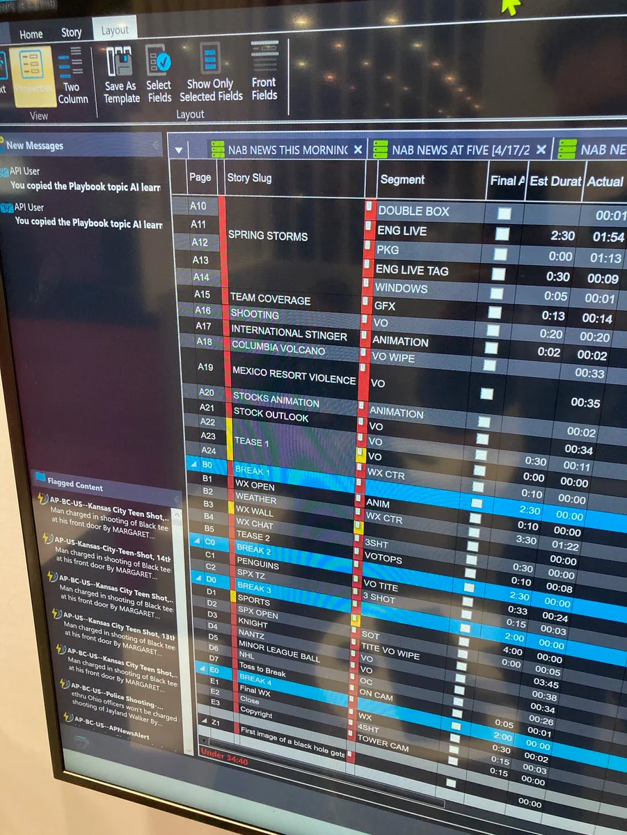 AP ENPS DARK MODE previewed at nab 2023, coming later this year. 