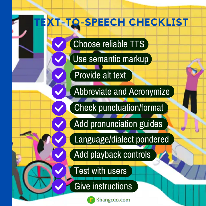 NguynKh41661760's tweet photo. Text-to-Speech, also known as Voice Synthesis, is a powerful speech technology that enables audio accessibility. #TextToSpeech #AudioAccessibility #ArtificialSpeech #VoiceSynthesis #SpeechTechnology. See more at https://t.co/QdZCfWiDYl https://t.co/eUfMKZDDo5
