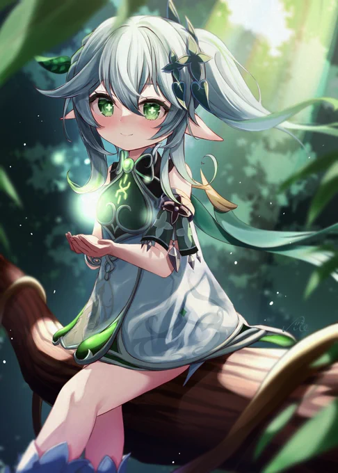 #再掲したらフォロワーが増えるらしい お気に入りの原神絵をぺたり 