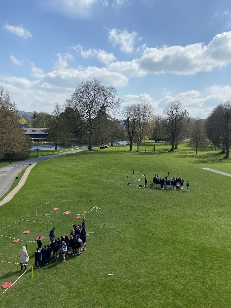Today I introduced our LIV Team-Building Day, with activities provided by The Problem Solving Company and a 'Big Draw' exercise run by the Art Department.  The girls had an excellent time working on a variety of activities in the sun. @problemsolveit