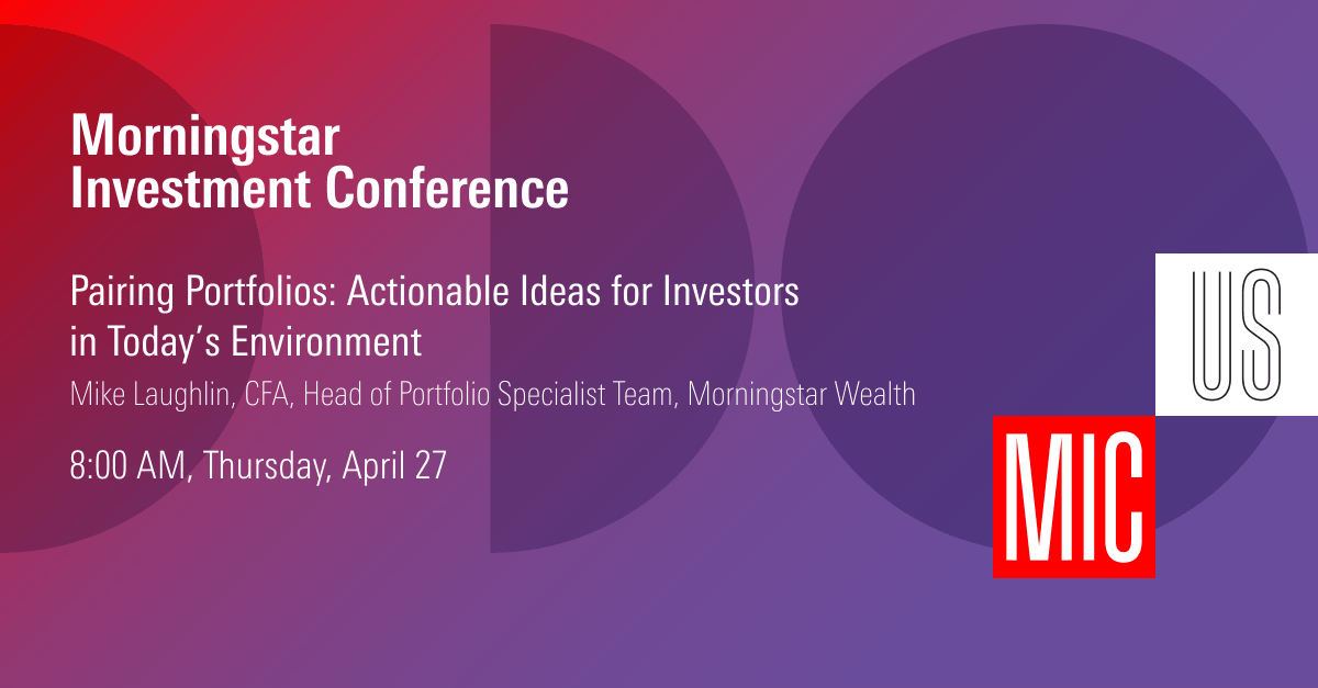 MorningstarInc's tweet photo. Join our Pairing Portfolios #WealthTrack session at #MICUS as our panelists share guiding principles for constructing compelling strategy combinations and matching client needs in today’s evolving environment.

Register Now: https://t.co/5TqNHyqE8Q.

#MorningstarWealth https://t.co/pBj69mWQTO