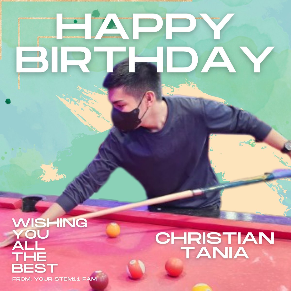 stemonze's tweet image. HAPPY CHRISTIAN DAY!!!

May your birthday be full of magical and special moments to remember. Always, look forward to the future with positivity and hope but also hold onto the pleasant memories of the cool and beautiful times. Have a great day ahead!

-12STEM11 FAM