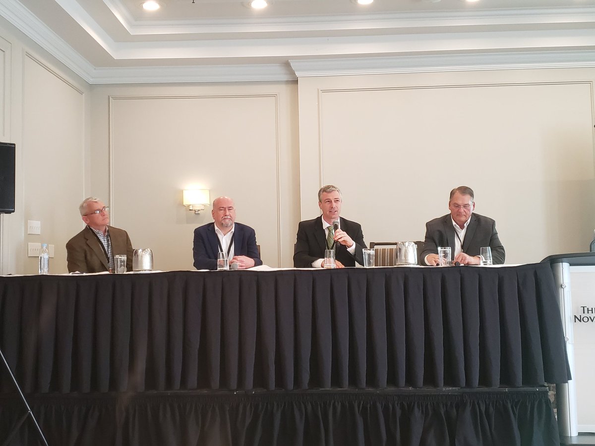MoltexEnergy's tweet image. Happening now: Moltex VP, Corporate Development Tristan Jackson joins speakers from @NB_Power, @arc_cleantech, and @Stantec for a panel on #SMRs in New Brunswick and Canada at @SmartEnergyCan in Halifax. #SmartEnergyEvent2023