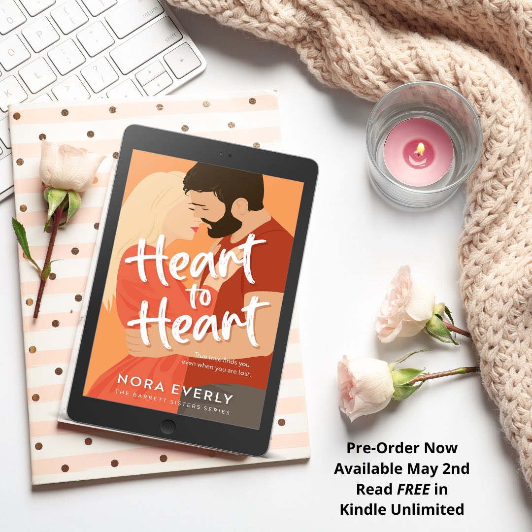 Heart to Heart, an all new small town romance from @NoraEverly is coming May 2nd to #kindleunlimited!