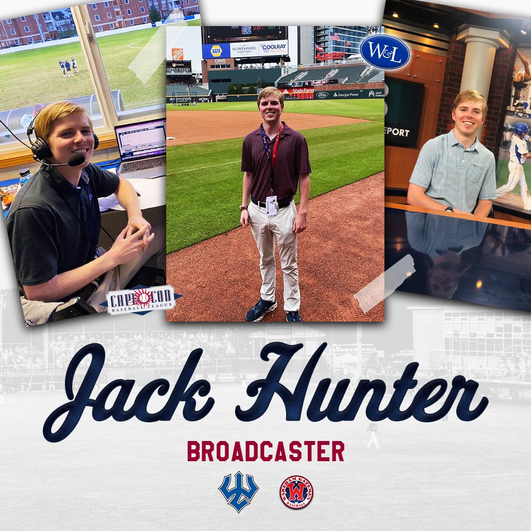 WarehamGatemen's tweet photo. Welcome to Wareham, @jackhunter2020! Jack is a Journalism major at Washington and Lee University and he will be in the booth as one of our broadcasters this summer!

#gogatemen https://t.co/xHarjmUGIn