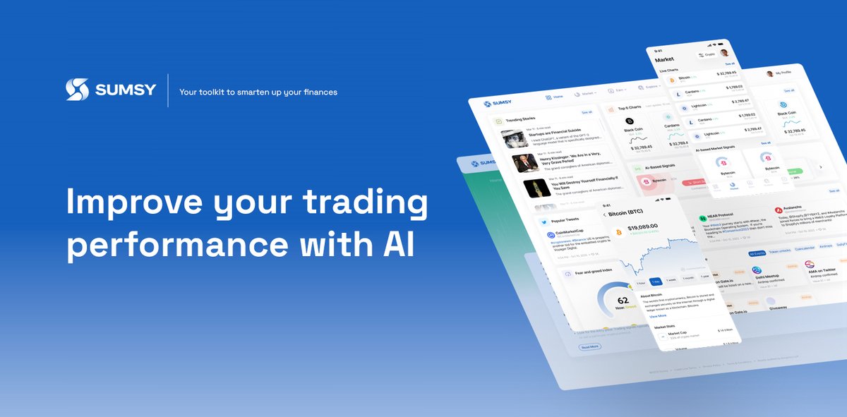 SumsySignals's tweet photo. Welcome to #SumsySignals! π
Harness our cutting-edge #AI trading tool, powered by billions of data points & trained by experienced #traders. Stay ahead in the market and make calculated #investment choices! https://t.co/TPLgROOFw5