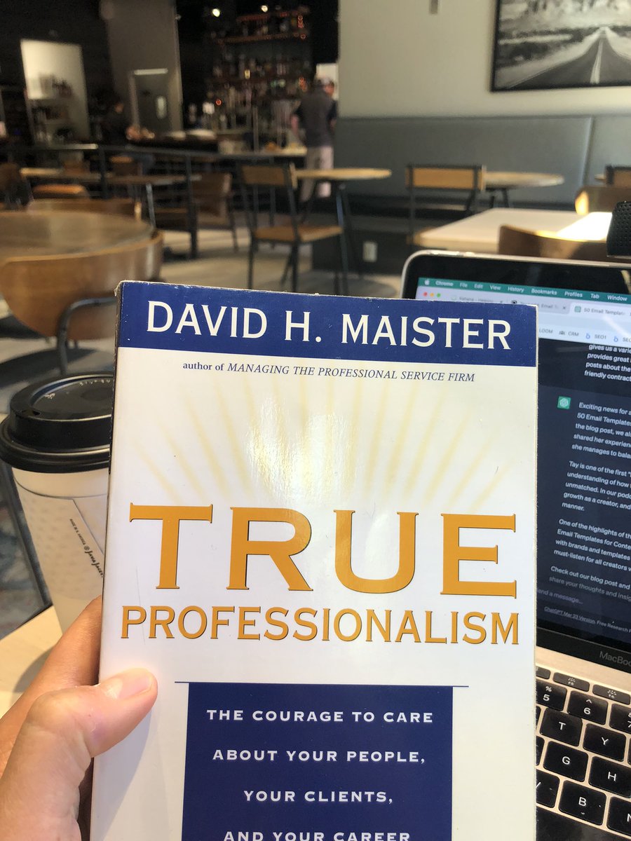adam_kershner's tweet image. Excited for some good old reading!🤓

I’ve read this book before, and now I’m re-reading to brush up on my consulting fundamentals before writing some articles for my blog / Medium 📝

What book do you recommend for entrepreneurs and builders? 🤔

#buildinpublic #workinprogress