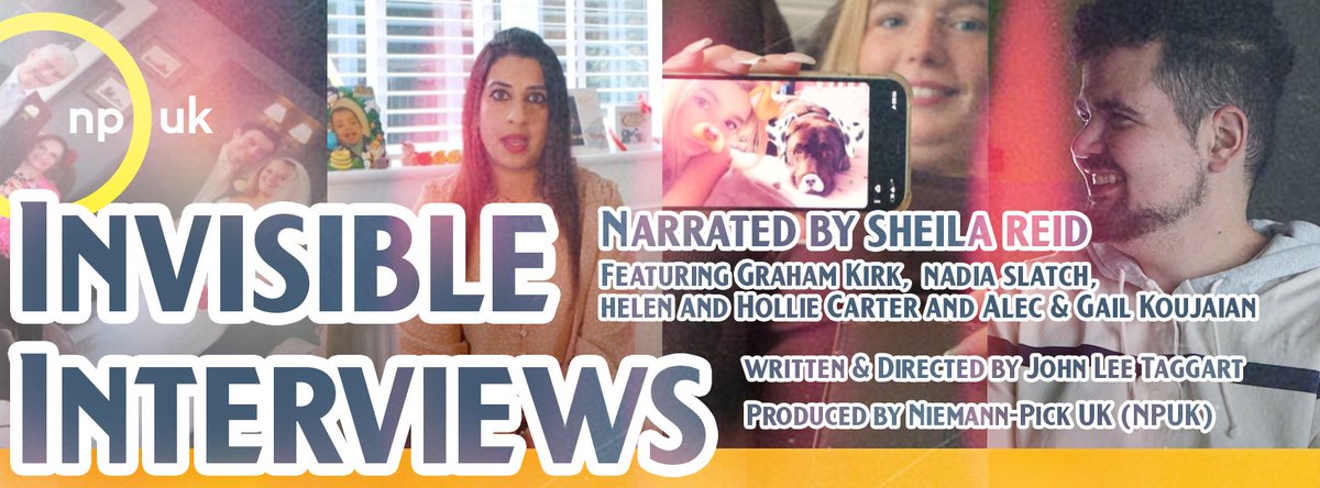 NiemannPickUK's tweet photo. And just like that all of the @NiemannPickUK "Invisible Interviews" are now available to watch and share - thank you to all who were involved and helped to make them happen! 📽️
Watch them all, here: https://t.co/HC08KK9sC9
#shortdocs #shortfilm #sheilareid #raredisease #npuk https://t.co/RNEjQnu3QC