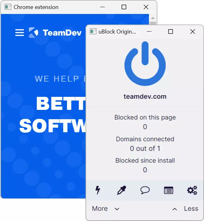 DotNetBrowser's tweet image. This brings new capabilities to #dotnet applications using #webview. For example, we can now delegate ad blocking to professionals: