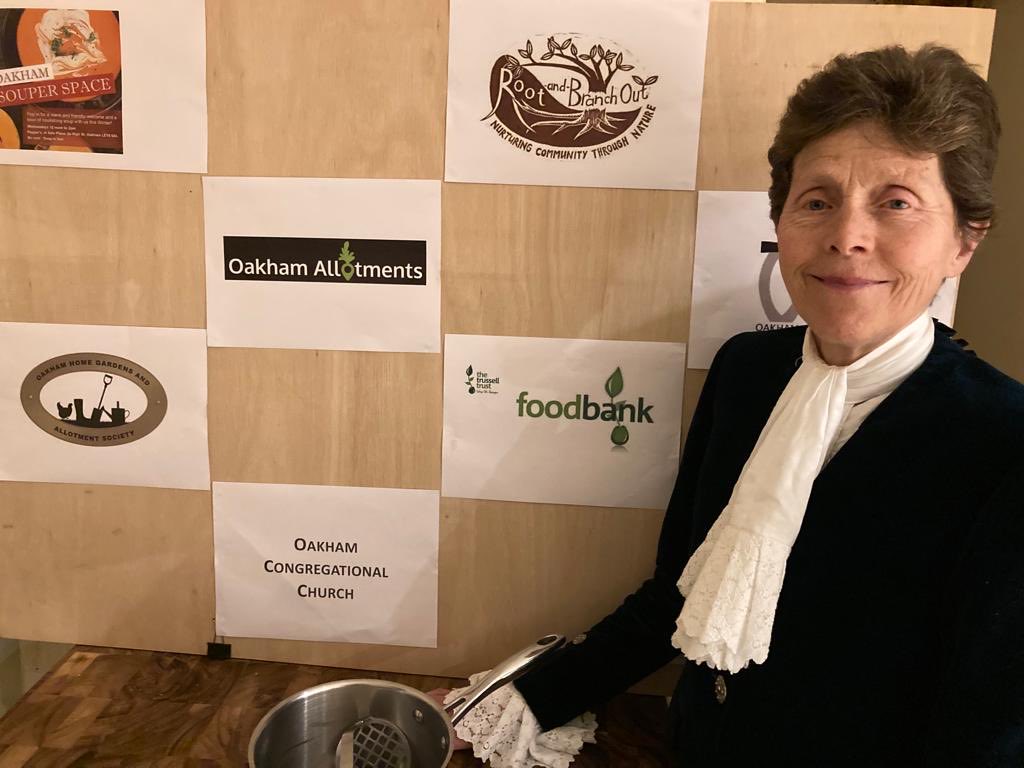 Food for thought? We learned from the volunteers gathered at my Food Focus reception that 2 lovely ladies have lead a village lunch club for 18 years; 20 tons of fresh food was given out in 12 months; 1 small village collects the most food for Foodbank. All by voluntary action.