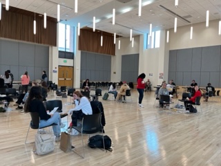 PBHBrockport's tweet photo. Take a look at our students and faculty participating in the Poverty Simulation! The simulation is a thought provoking event in which participants encounter obstacles which represent the social determinants of health. https://t.co/fYBshg3hnL