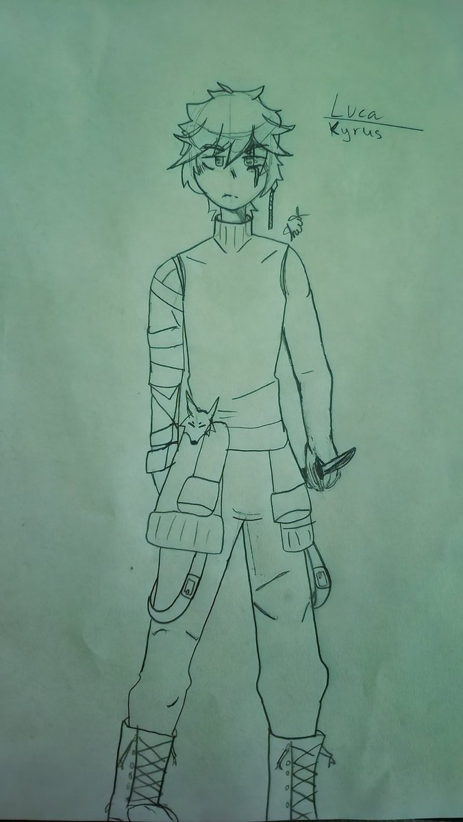 Luca_Kyrus's tweet photo. One of my sisters' friends drew me
#lucartkyrus https://t.co/Lbtmn5coxW