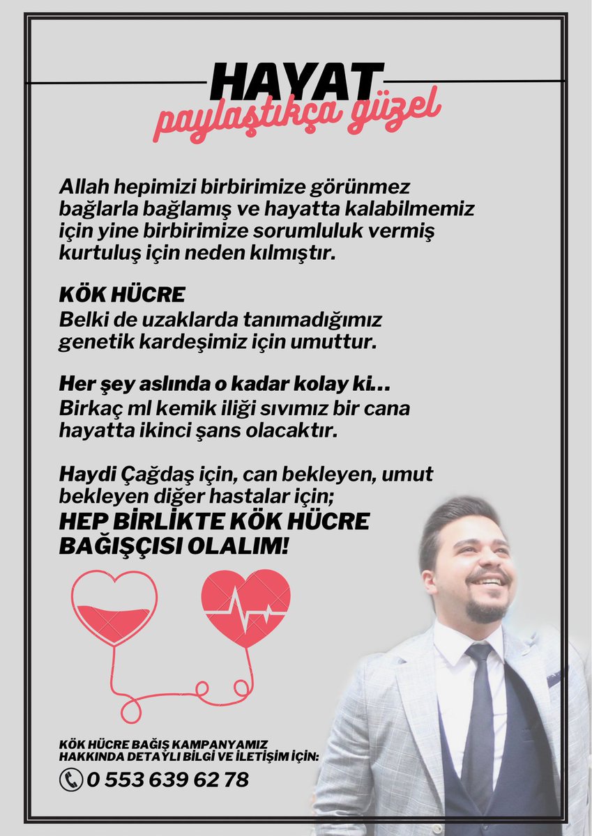 gfb06ankara's tweet photo. HEP BİRLİKTE KÖK HÜCRE BAĞIŞÇISI OLALIM! https://t.co/b0V7FRtVnV