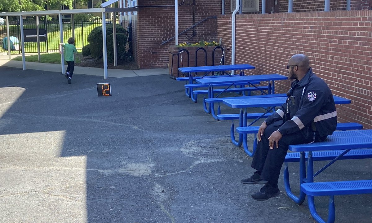 Thank you Officer Riddick for teaching our <a href="/Coltranewebb/">Coltrane-Webb STEM</a> 5th graders about speed and how content is used in the real world today. We learned about tools used to measure speed and even got to test them out to see who ran the fastest. <a href="/CCSSTEM/">Cabarrus County STEM</a>