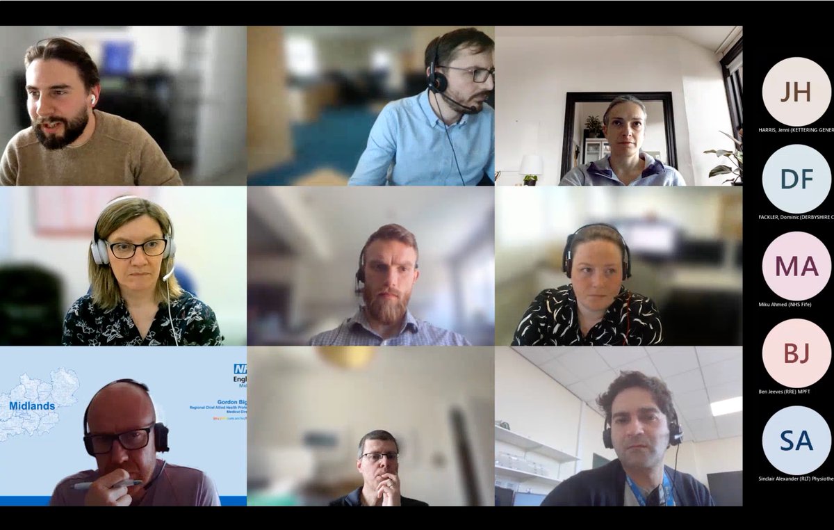 xDavidWilliams's tweet photo. Excellent Midlands AHP Informatics & Digital (#MAIDN) Meeting today.
Great discussions on the purpose and outputs of the network today.
Interested in a community of practice for #DigitalAHPs, pharmacists & pharmacy techs, and other HCPs then sign up below. β¬οΈ https://t.co/sofjiS7Xfh