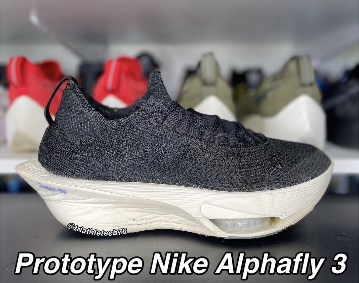 runRumors's tweet photo. Nike AlphaFly Next% 3 prototype from @triathletecb76 https://t.co/eZAFqfAqNQ