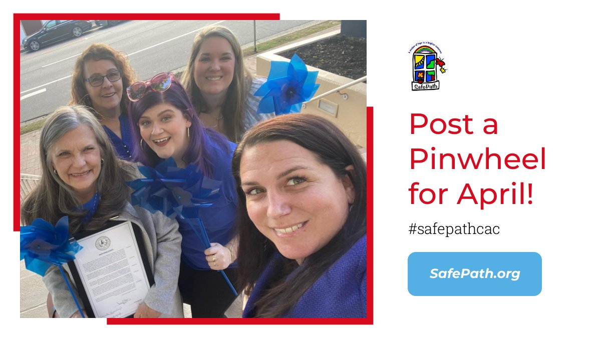 SafePathCAC's tweet image. Post a Pinwheel for April! #safepathcac - mailchi.mp/safepath.org/a…