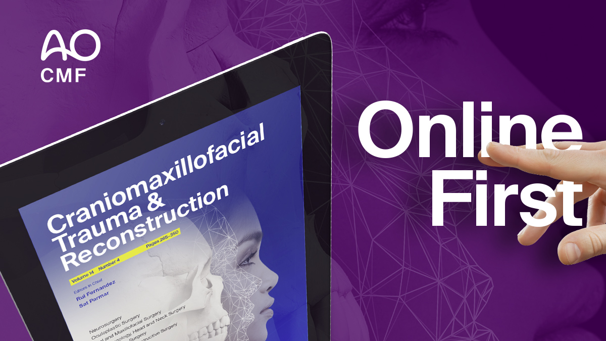 CMTR #OnlineFirst: "#Mandible #Fractures Undergoing Transfer Rarely Require Acute Intervention"
fal.cn/3xvbH

#mandiblefracture #craniomaxillofacial #facialfracture