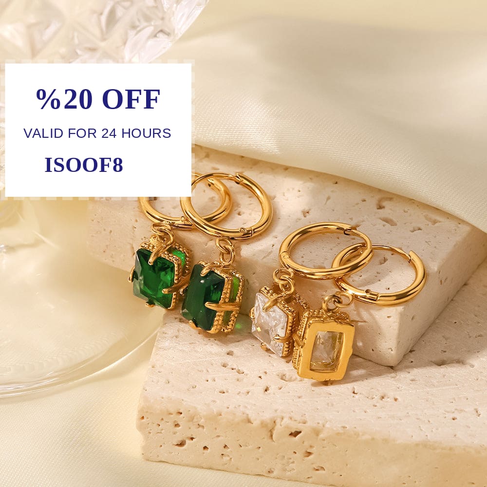 LAGCoffe's tweet photo. Check out this product 😍 18k Gold Plated Green/White Zircon Fashion Earrings 😍 
by Artshiney starting at $29.00. 
Shop now 👉👉 https://t.co/oDbmbJfLhM https://t.co/QGcDxfipEi
