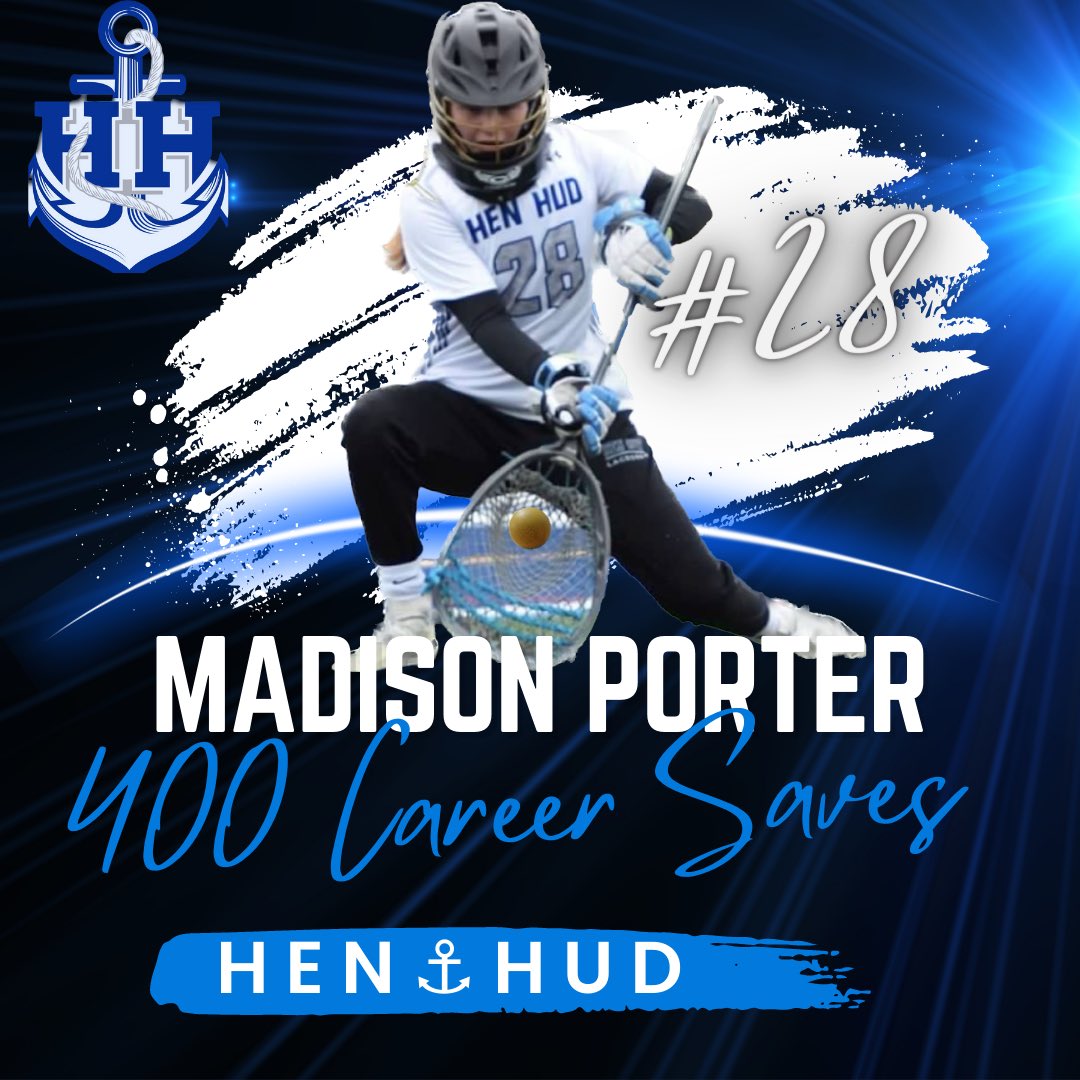 Congratulations to Senior Captain Madison Porter on her 400th Career Save!! <a href="/lohudsports/">lohud sports</a> <a href="/laxgoalierat/">Coach Damon 🥍</a> @examiner.media @nancyhaggertysportsreporter