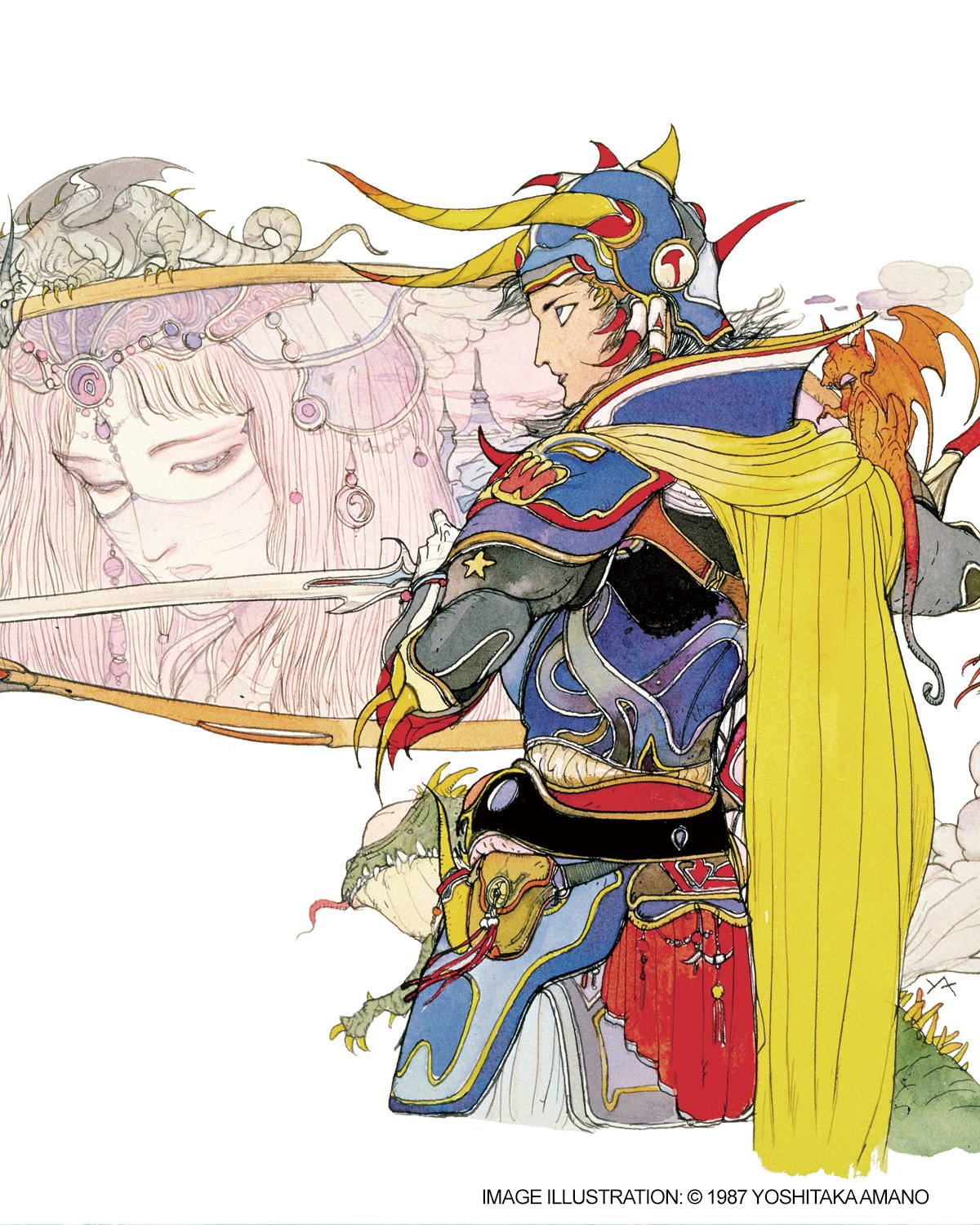 FF is video game royalty, I wish they used Amano's art : r