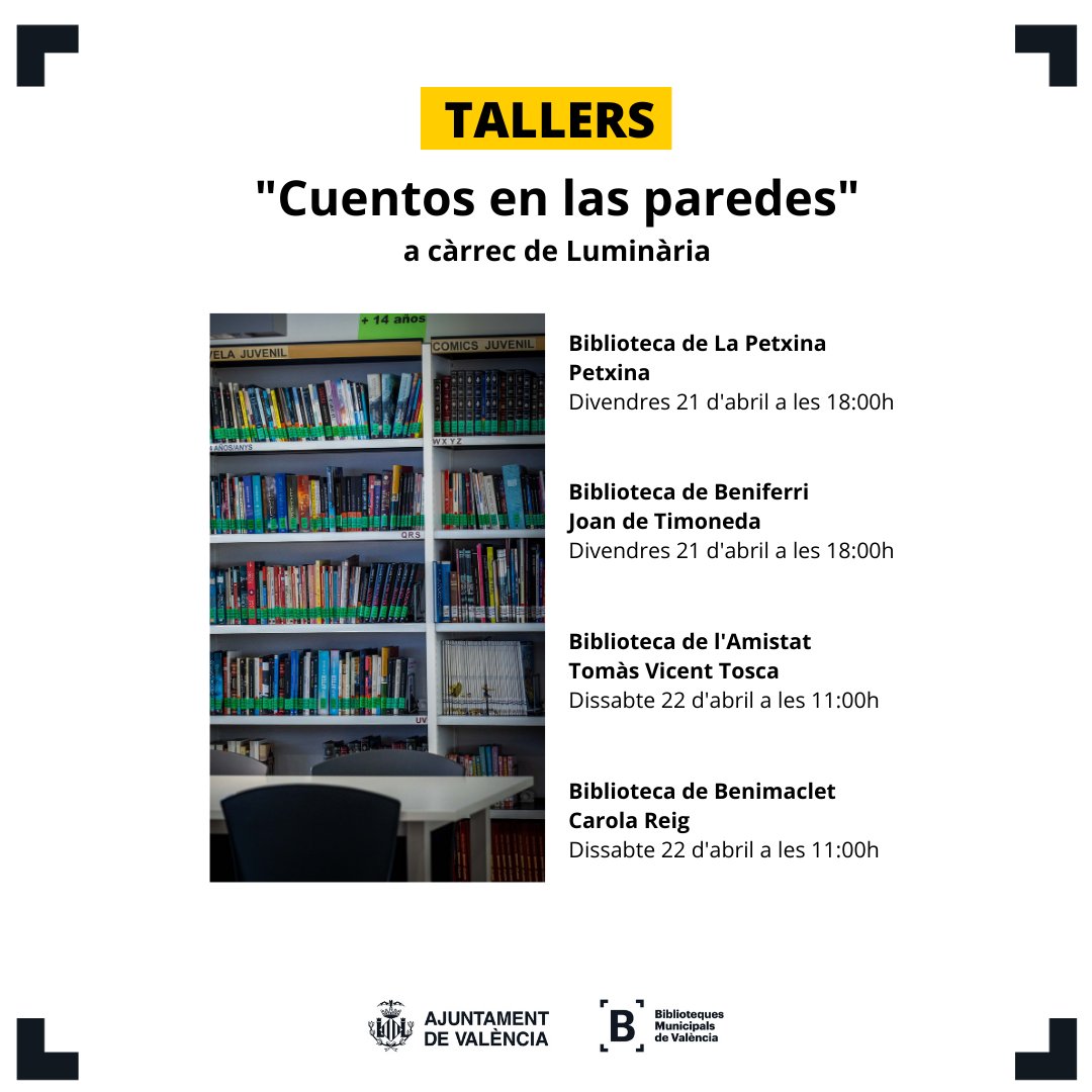 Biblioteques Municipals de València tweet media