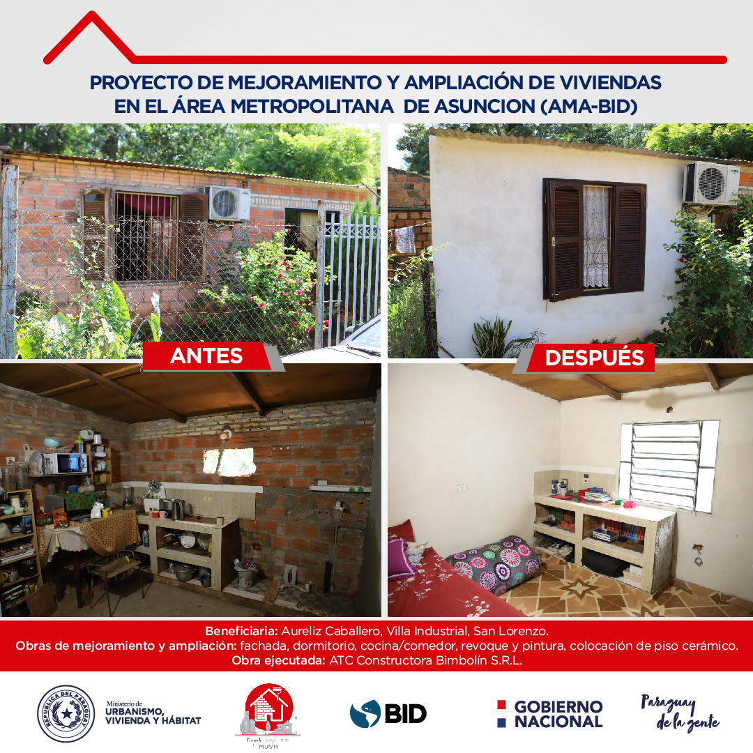 muvhpy's tweet photo. Proyecto #AMABID
🏠Para mejorar, ampliar o refaccionar sus viviendas, 1.700 familias ya recibieron sus respectivos subsidios.
👉🏻Aureliz Caballero, beneficiaria, nos comentó acerca de las obras de mejoramiento y ampliación realizadas en su vivienda.
🔗 https://t.co/sJbQbFWaJP https://t.co/nA0fUV0O5E
