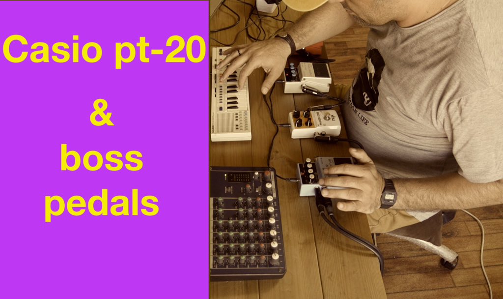 Microfolkmusic's tweet photo. Live looping &amp; synthesis 
With : casio pt20 &amp; boss pedals
.
.
👁️ https://t.co/Ki2KRWApAt 👈🏻👈🏻🙏🏼
.
.

#livelooping #synthesis #casio #livemusic #synthwave #synthpatcher #synthesizers #synth #looppng #analogsynth #electronicmusic  #casiotone #sk8a #musicperformance #arabicmusic https://t.co/afMqeVOFlS
