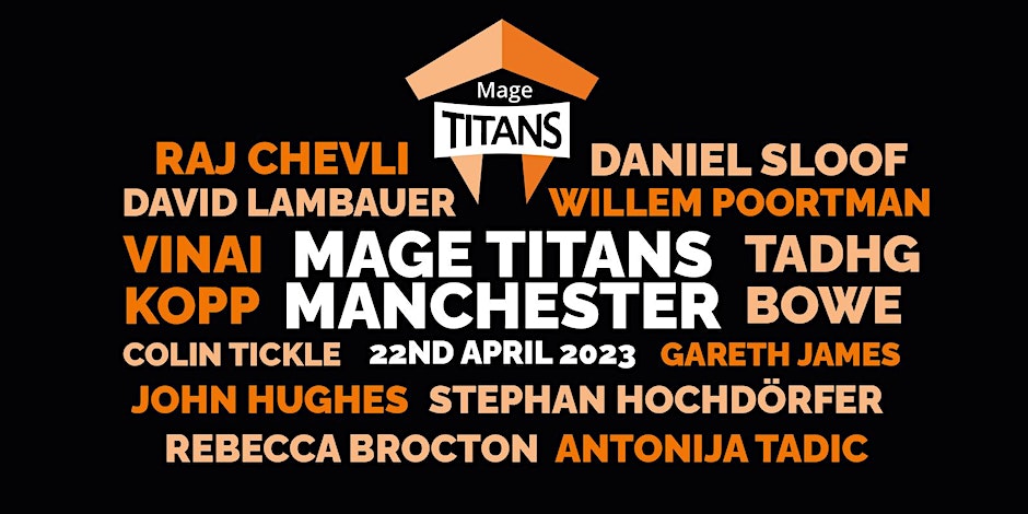 MageTitans's tweet photo. Last few tickets remaining - act fast if you still haven't got yours!

https://t.co/m8UYuz7jkj https://t.co/CrdErvkhZd