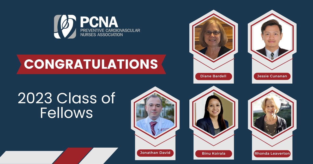 HeartNurses's tweet photo. Congratulations to our newest Class of PCNA Fellows! 🎉 Join us in celebrating these first 5 Fellows for their exceptional leadership and volunteer service to PCNA. #PCNA2023 @jonathandavidrn @bnukoirala @RhondaLeaverto5 https://t.co/7YJ5NbAXNw