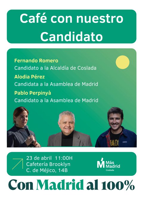 Foto cedida por Más Madrid Coslada