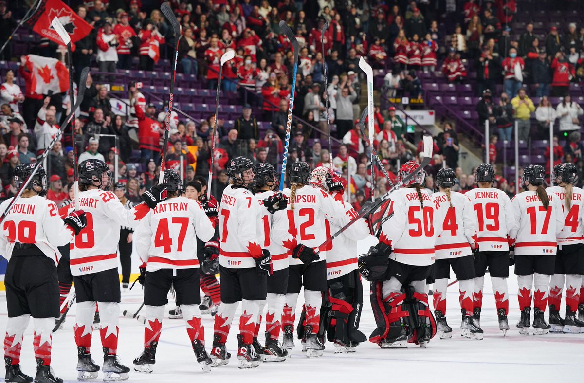 ratt26's tweet photo. Although it wasn’t the result we were looking for I am extremely proud to be a part of this group. It is always an honour to wear the maple leaf but extra special on home soil. Thank you Brampton and all of Canada we heard you loud and proud all tournament long! 🍁❤️ https://t.co/T6wtr5pK2p