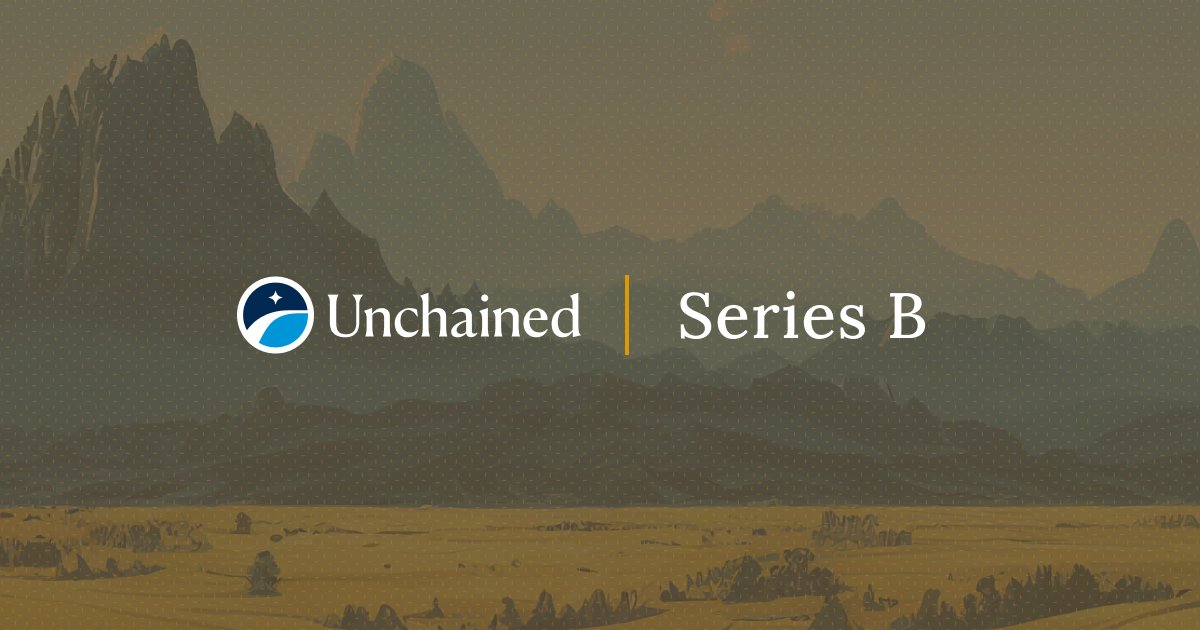 We are excited to announce a $60 million Series B funding round led by Valor Equity Partners. Read more about our Series B, a new look for our brand, and coming expansions to our product suite here: unchained.com/blog/unchained…