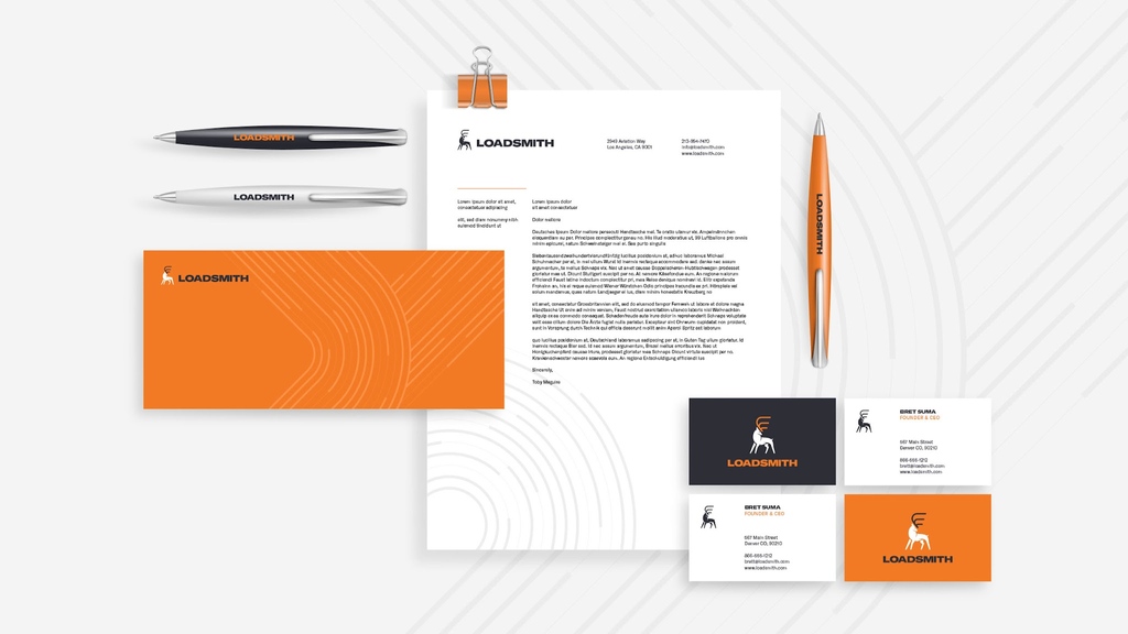 LaVisual's tweet photo. In our collaboration with Loadsmith, we meticulously crafted a modern/distinguished brand that positions them as a frontrunner in the transportation &amp; logistics industry.  Read about this concept &amp; our strategic utilization of color, typography &amp; imagery on our website! https://t.co/rE7ZNLXcPy