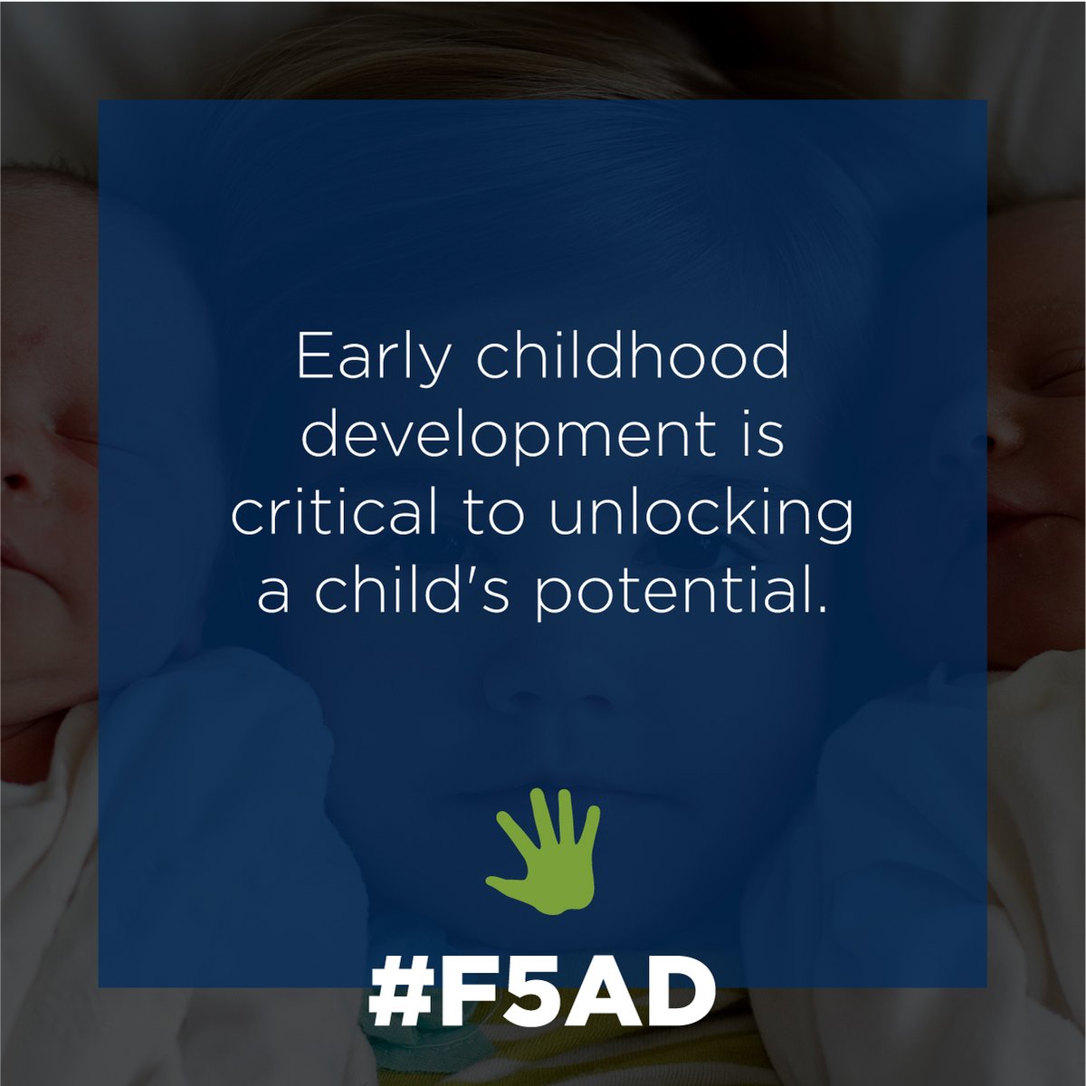 Investing in early childhood development is key to providing children an equal opportunity to succeed and thrive in school and life. #F5AD