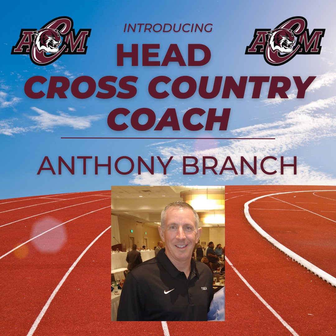 CSISDAthletics's tweet photo. ATTENTION A&amp;M Consolidated HS community.  Here is your new Head Cross Country/Track coach. Welcome to @AMCHSWeb Coach Branch!!! @ConsolTrack @AMCHSTigerClub @Consol_XC https://t.co/Iwy9fpinzl