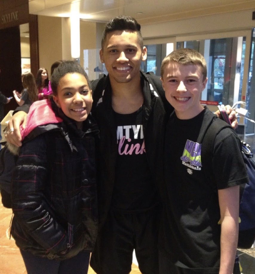 alexcoatneyo's tweet photo. remembered that i met eric in 2015 and got to compete with him 7 years later this weekend is for you and the passion youโve inspired me to have โค๏ธโ๐ฅ๐ค #4eric #gymtyme #worldsweek https://t.co/gXuecfyyWW