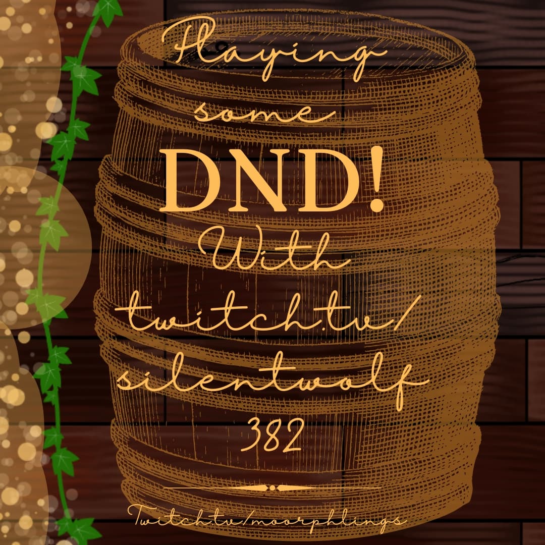 moorphlings's tweet photo. Hubby is playing dnd tonight at 8 pm est Join us in the chat 😉 moorphlings will be there!! https://t.co/0dqOyRg7Aw 
#dnd #twitch #promotingstreamers https://t.co/Nr66ymon3X