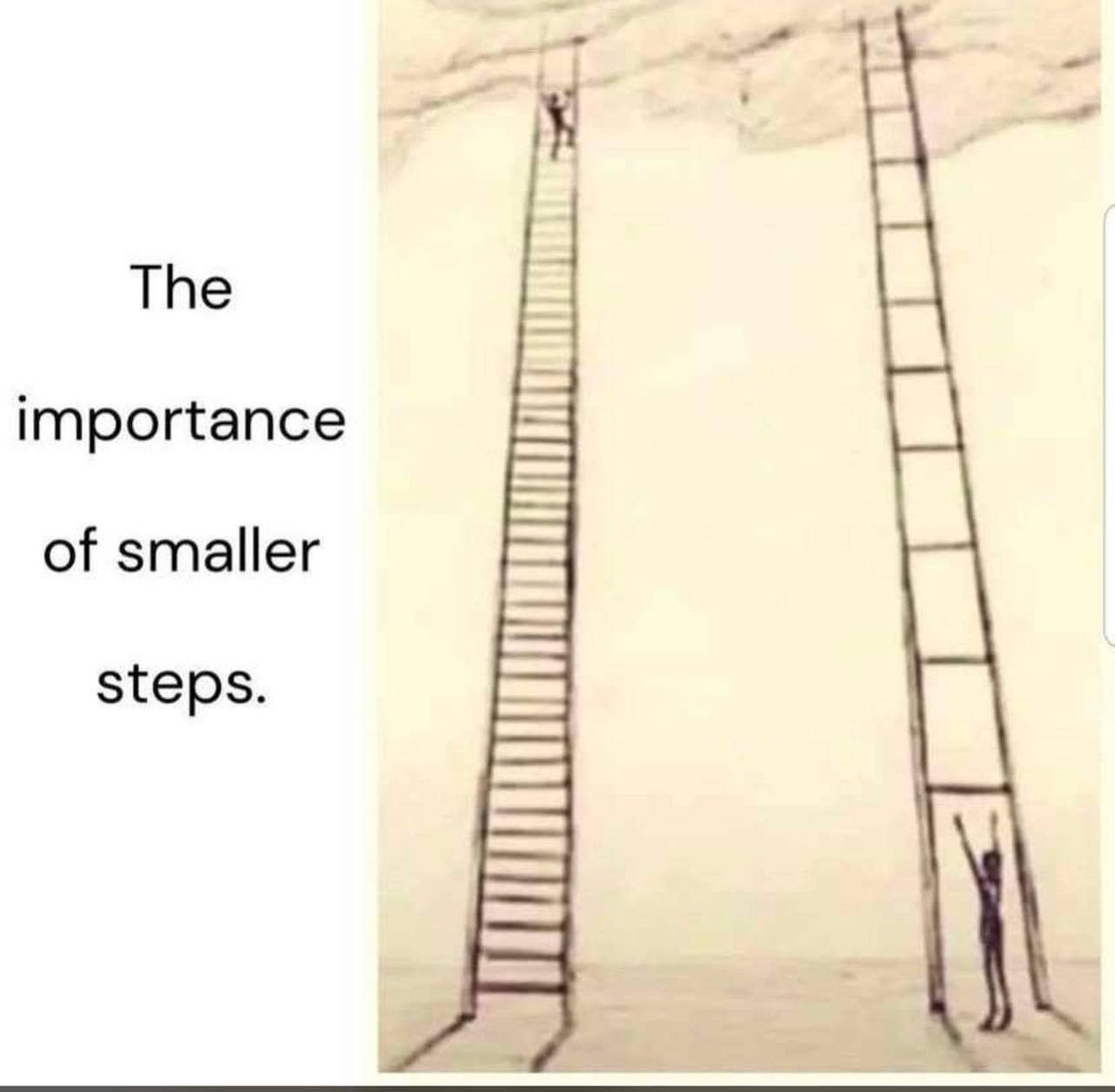 Whenever the task seems too daunting, break it down into small steps and it will start looking achievable.