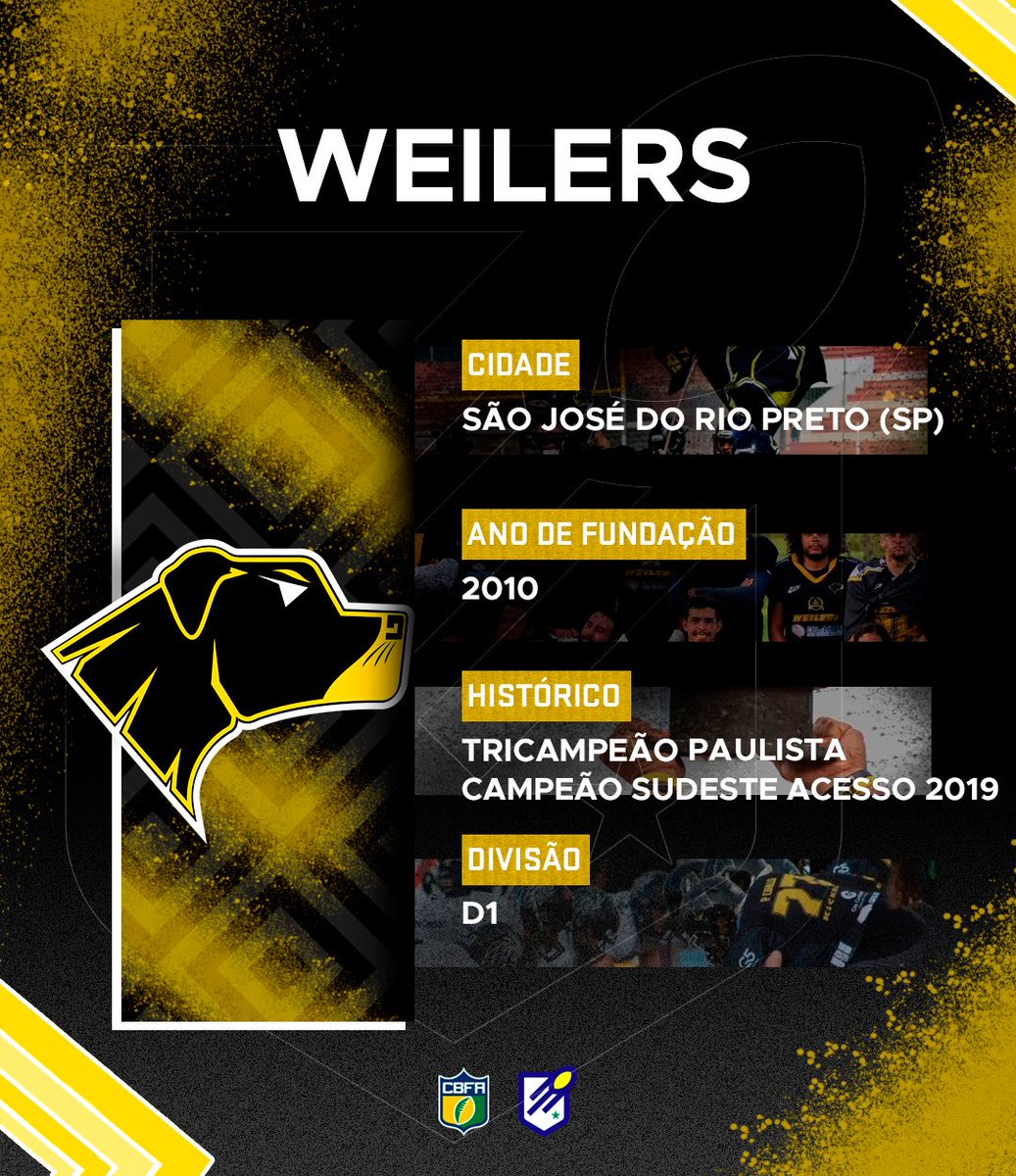 BrasileiraoCBFA's tweet image. Do noroeste paulista, o Rio Preto Weilers vem com tudo para conquistar o título nacional!

#GoWeilers
#AlwaysChasing
#BrasileirãoFA
#FABr #CBFA