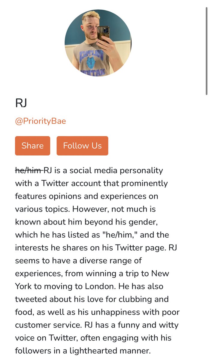PriorityBae's tweet photo. AI knows I’m a Karen for bad customer service x https://t.co/YVAsbpcs7w