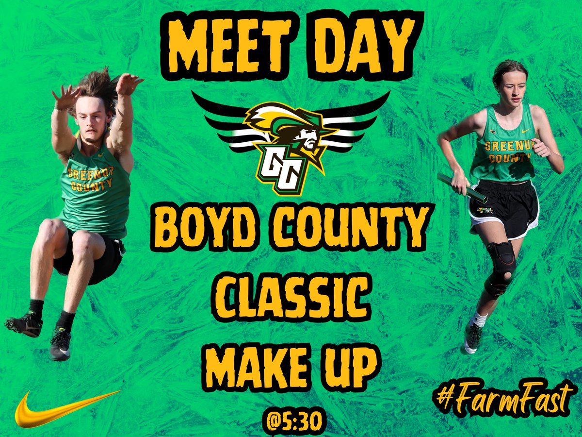CoachJones_GCHS's tweet photo. Meet Day! Resuming where we left off after the weather postponement last week! #FarmFast https://t.co/bSdFFEpKmv