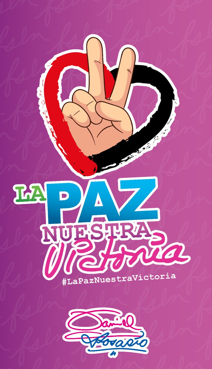 Buenos dí☀️s Cr@s!! La Patria de Sandino, altiva y valiente ✊ no se detiene. #UnidosEnVictorias hoy, mañana y siempre #LaPazNuestraVictoria
