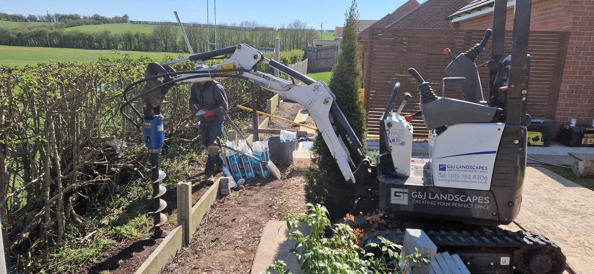 GandJLandscapes's tweet photo. Great team effort today 👏  Saved some back pain by using our trusty auger 😃 #Nottingham #landscaping #gardedesign #Eastleake #Creatingyourperfectspace https://t.co/ACv8ewCRCD https://t.co/6p0tuwsmo1 https://t.co/akPtGAFaJi