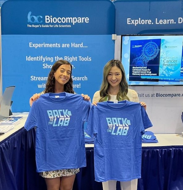 biocompare's tweet photo. Attention #AACR Attendees! Want a free #Biocompare t-shirt? Then come fill out our survey at our booth (#1554) to grab one! We’d love to meet you! #AACR23 #cancerresearch https://t.co/9V2Njc3SS5