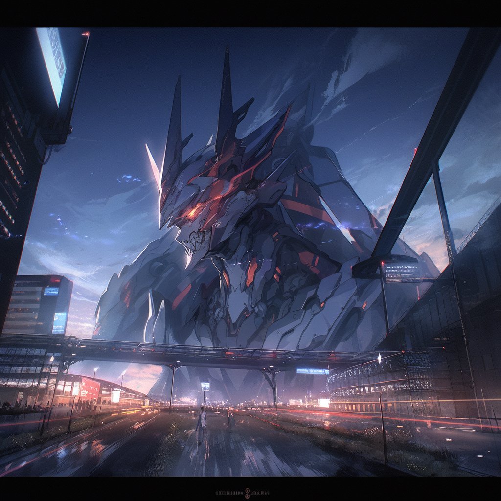 debichanchan's tweet image. エヴァ大好きでこんなイラスト作ってみた! #midjourney #midjourneyart #GeneratedAI #エヴァ #AIArt