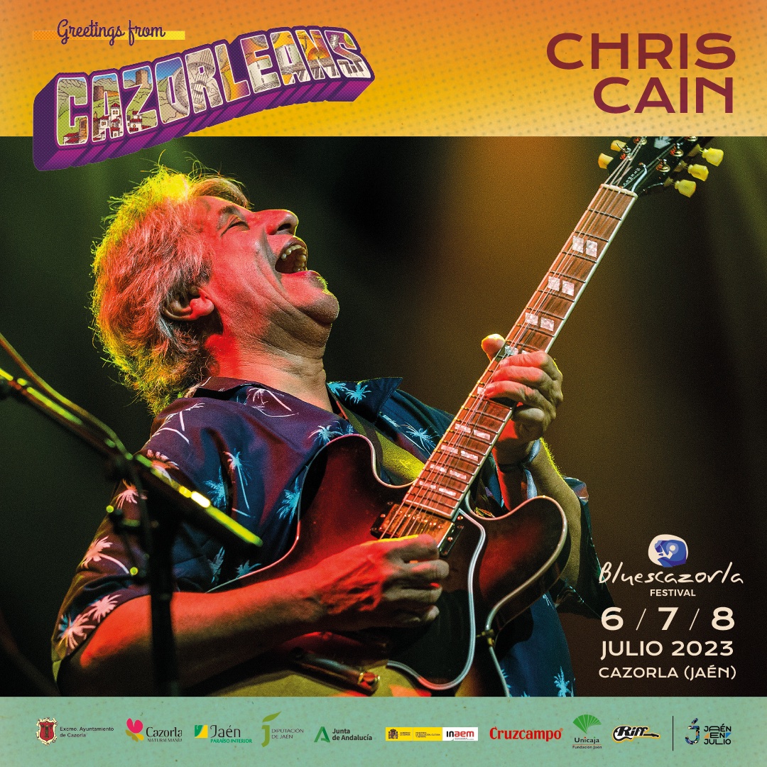 blues_cazorla's tweet photo. ¡SÍ! 🔥 Chris Cain es el primer confirmado para el BluesCazorla Festival.

Sabemos que tenéis ganas de saber más, por eso, el 20 de abril os dejaremos otra pista. ¡Estad atentos! 👀

#BluesCazorla #Cazorla #ChrisCain https://t.co/AEQGoVczkC