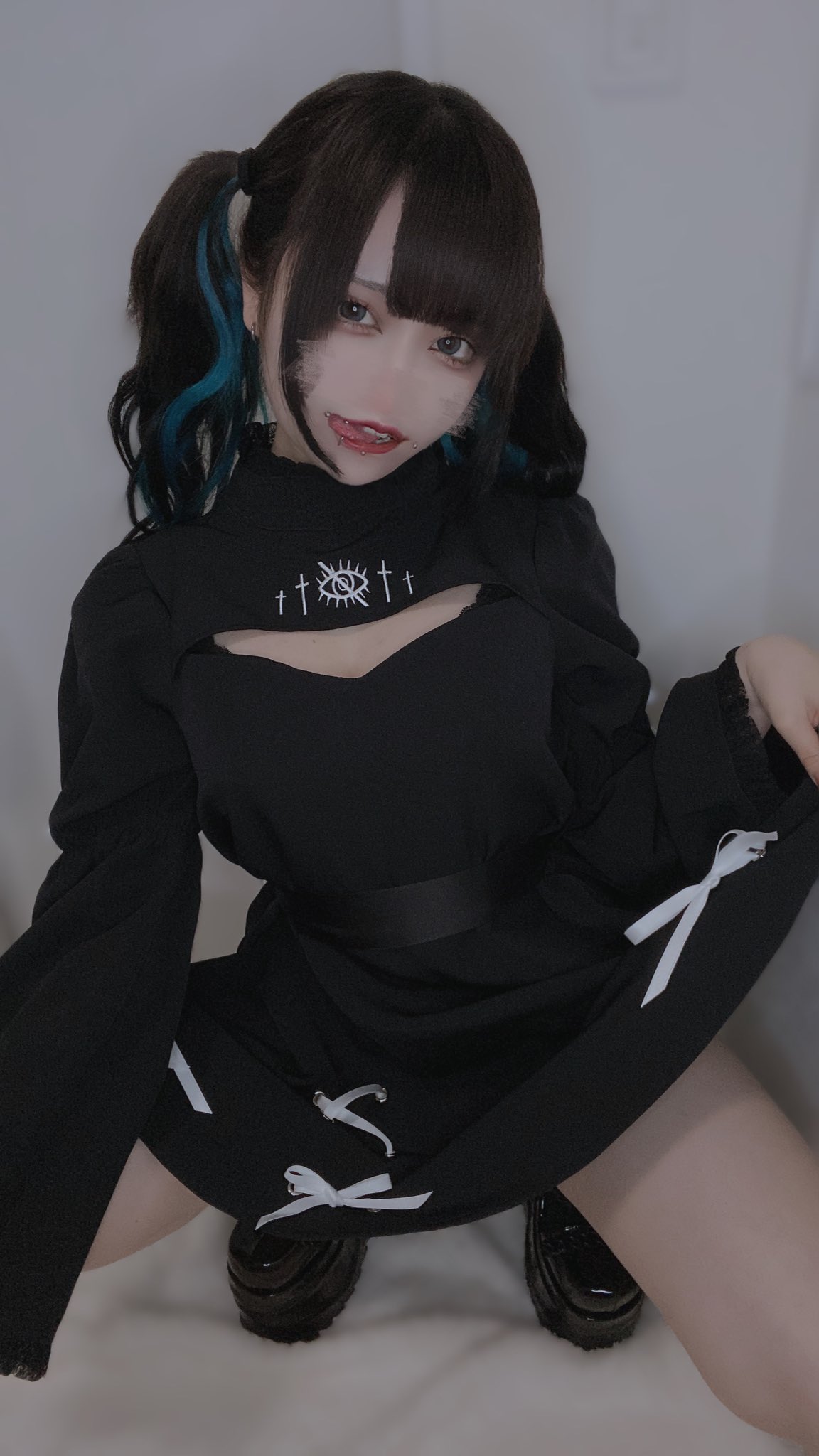 KRY×泡沫風 kry clothing ブラック×ホワイト ワンピース KRYclothing on X: 
