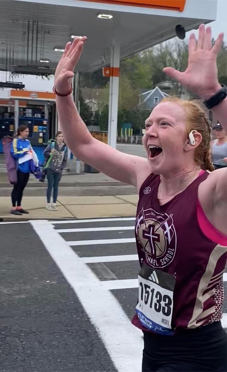 Congratulations to our very own Kindergarten teacher Miss Lyons for representing SRS in the Boston Marathon yesterday! We are so proud of all that you have accomplished, Miss Lyons! It's truly a blessing that our students have a role model like you in their lives! #WeAreOne
